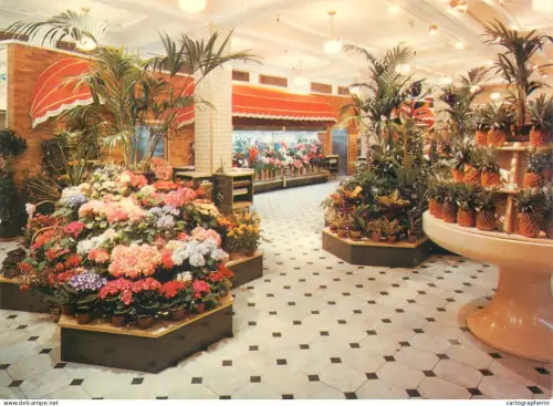 A5779 England London Harrods Floral Hall
