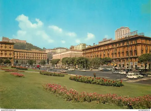A5779 Italy Napoli Piazza Municipio Castel Sant'Elmo