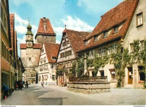 A5779 Germany Rothenburg ob der Tauber Markusturm mit Roderbogen