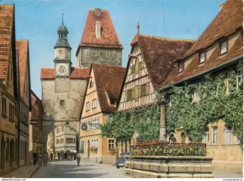 A5779 Germany Rothenburg ob der Tauber Rodergasse mit Markusturm