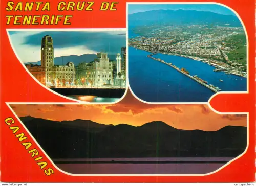 A5779 Spain Tenerife Santa Cruz de Canarias different aspects