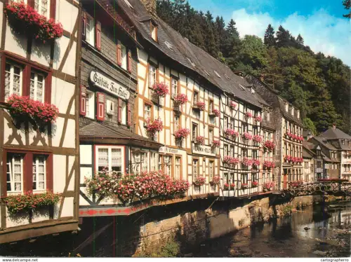 A5778 Germany Monschau Eifel historic typical architecture style