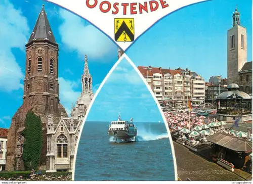 A5778 Belgium Groeten uit Oostende multi view