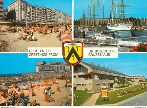 A5778 Belgium Groeten uit Oostende multi view