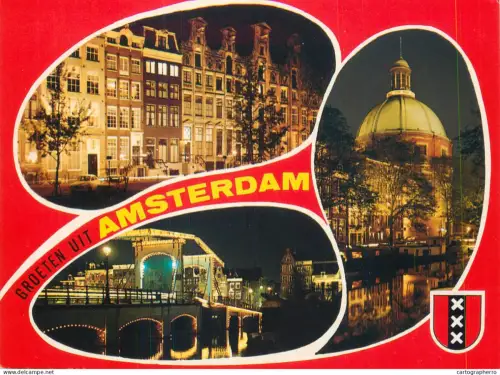 A5777 Netherlands Amsterdam several views souvenir