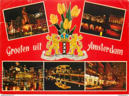 A5777 Netherlands Groete uit Amsterdam multi view souvenir