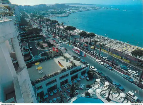 A5777 France Cannes La Croisette Hotel Majestic vue aerienne