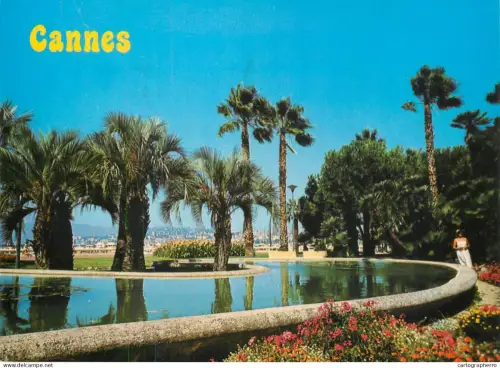 A5777 France Cannes La Croisette les jardins fleuris
