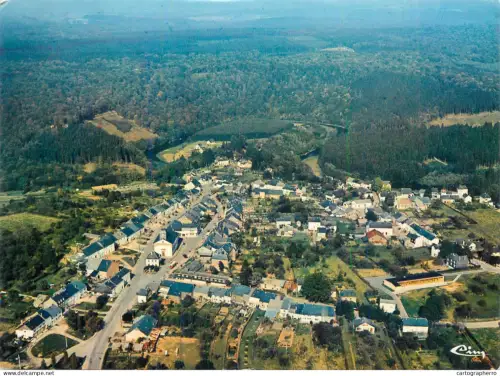 A5777 Belgium Chiny sur Semois vue aerienne