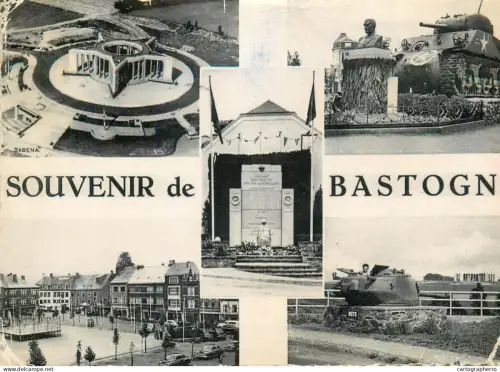 A5777 Belgium souvenir de Bastogne multi view