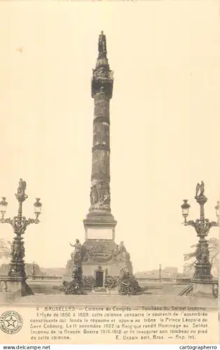 A5010 Belgium Bruxelles Congress column