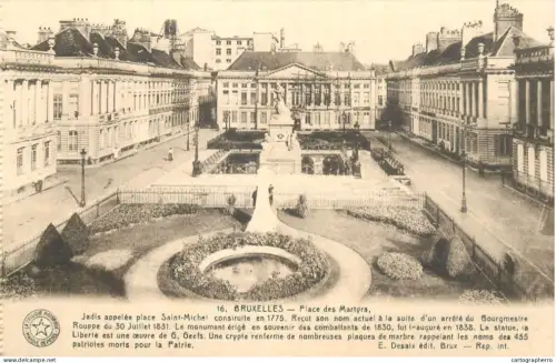 A5010 Belgium Bruxelles Martyrs Square