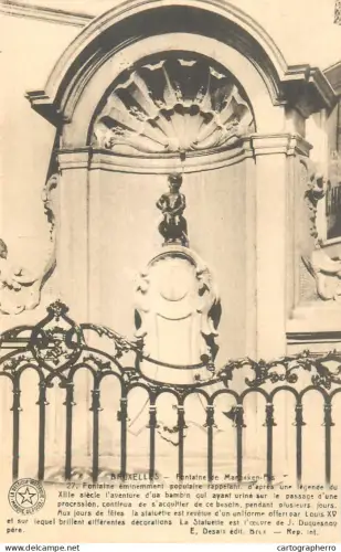 A5010 Belgium Bruxelles Manneken Pis