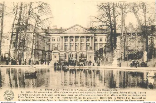 A5010 Belgium Bruxelles Palace of the Nation
