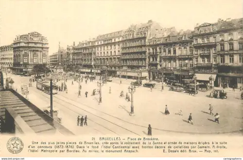 A5010 Belgium Bruxelles Broukere Square