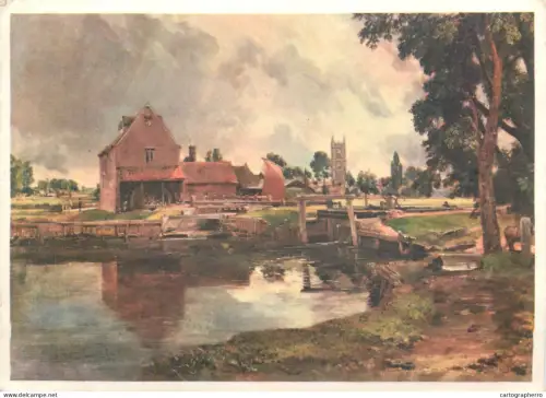 A5564 Paintings John Constable Dedham mills