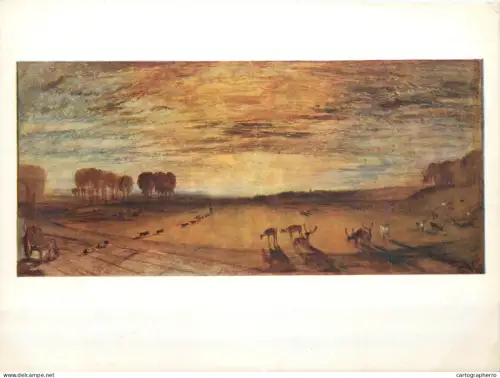 A5564 Paintings Joseph Mallord William Turner Petworth Park: Tillington Church in the Distance