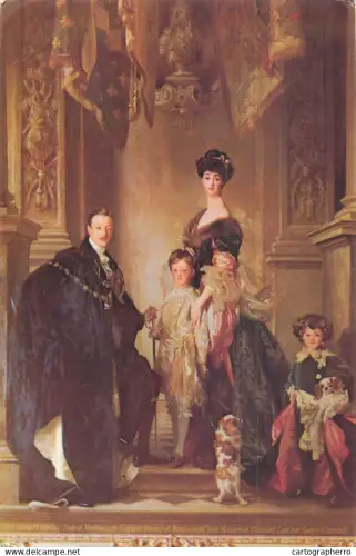 A5564 Paintings John Singer Sargent Marlborough Family