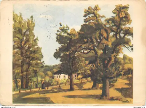 A5564 Paintings Ștefan Luchian Peisaj la amiezi Landscape at noon