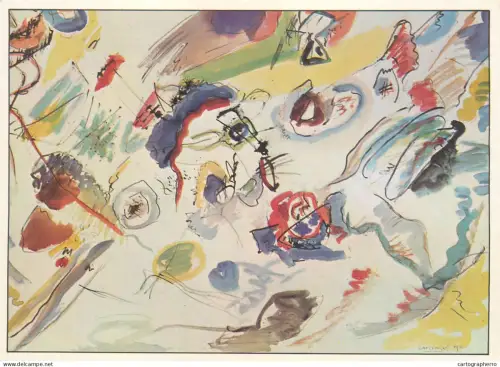 A5564 Paintings Wassily Kandinsky The first abstract watercolor