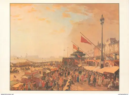 A5564 Paintings Charles Cundall Bank Holiday, Brighton