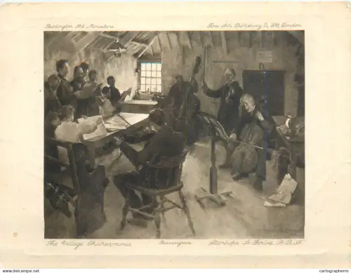 A5563 Paintings Stanhope A. Forbes The Village Philharmonic