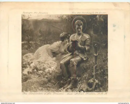 A5563 Paintings Arthur Hacker The Temptation of Sir Percival