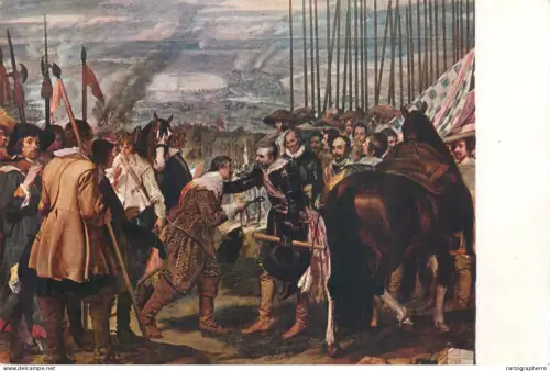 A5563 Paintings VELASQUEZ The surrendering of Brenda