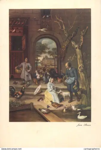 A5563 Paintings Jan Steen The Poultry-yard