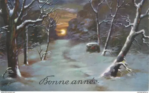 A6232 Bonne annee cpa