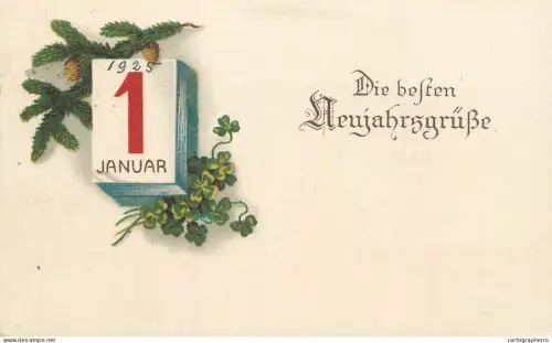 A6232 Neujahrsgrusse 1925