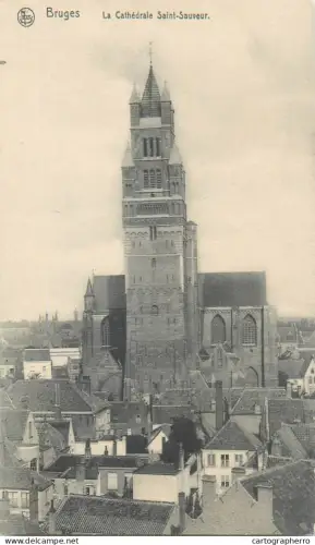 A5835 Belgium Brugge La Cathedrale St Sauveur