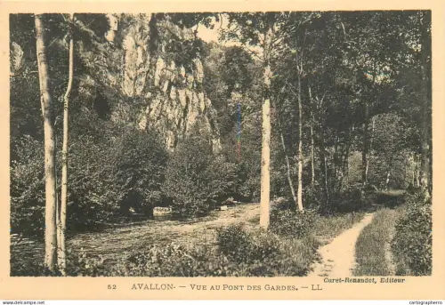 A5834 France Avallon vue aux Pont des Gardes