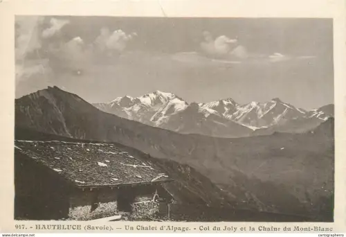 A5834 France Hauteluce (Savoie) un chalet d'Alpage Col Joly