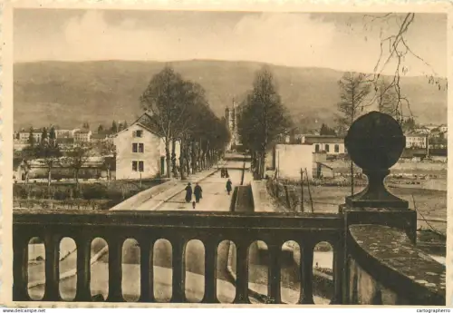 A5834 France L'Auvergne Ambert Avenue du Pont et Quartier de la Gare