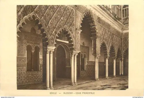 A5834 Spain Sevilla Alcazar cour principale