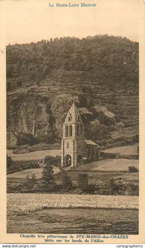 A5834 France Haute Loire Chapelle Sainte Marie de Chazes