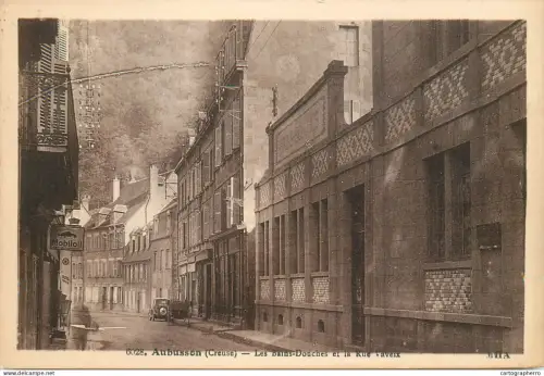 A5834 France Aubusson (Creuse) Les Bains Douches et la Rue Vaveix