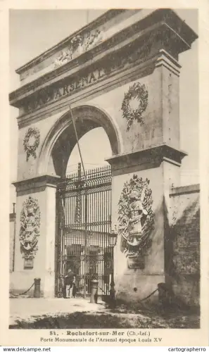 A5834 France Rochefort sur Mer Porte Monumentale de l'Arsenal