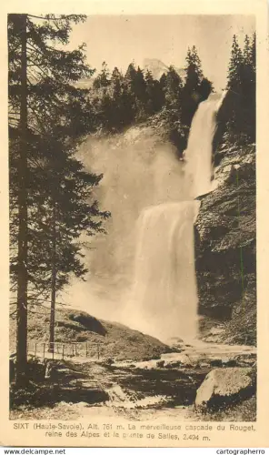 A5834 France Sixt (Haute Savoie) Cascade de Rouget