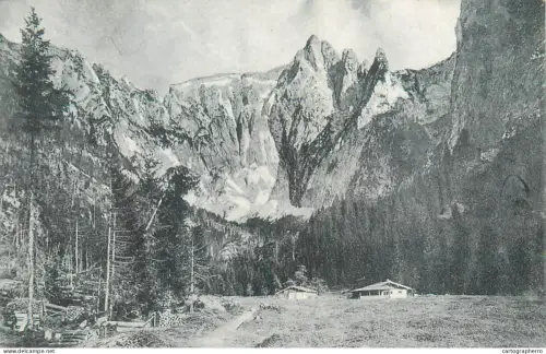 A5834 Germany Scharitzkehl-Alpe mit Hohem Goll