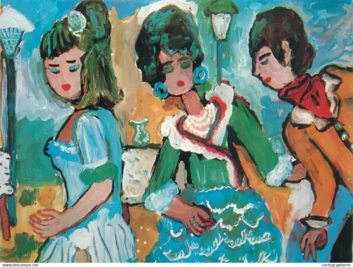 A5562 Paintings Vanya Petrova At the dance