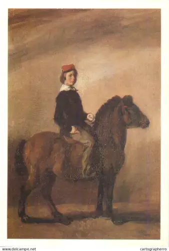 A5562 Paintings Piotr Michalowski the artist's son on a pony