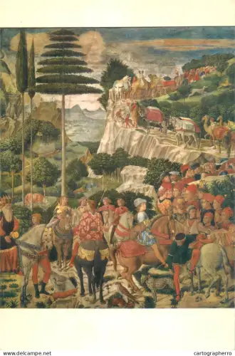 A5562 Paintings Benazzo Gazzoli The journey of the Magi