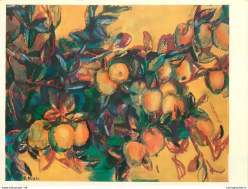 A5561 Paintings Gunter Hanke Apple Branch