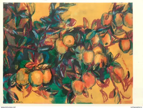 A5561 Paintings Gunter Hanke Apple Branch