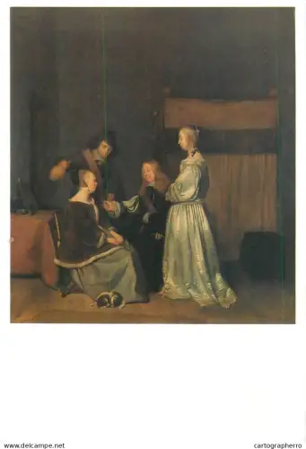 A5561 Paintings Gerard Ter Borch The visit