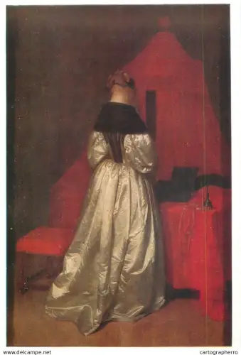 A5561 Paintings Gerard Ter Borch The lady in white satin