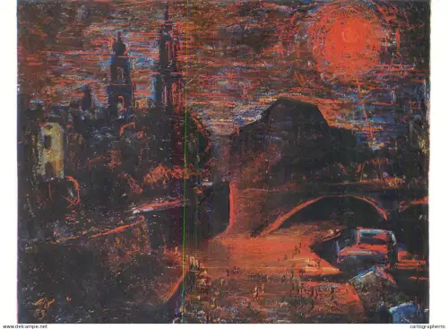 A5561 Paintings Ursula Schmidt Evening sun