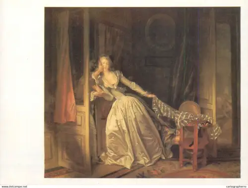 A5561 Paintings Jean-Honore Fragonard The stolen kiss